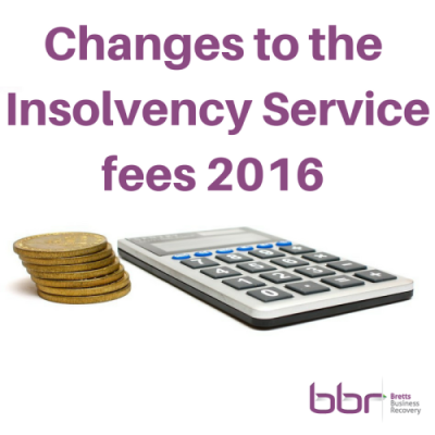 changes to insolvency fees