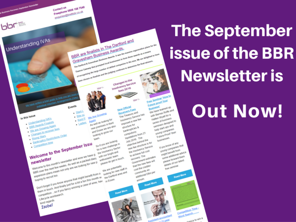 september issue of the BBR newsletter